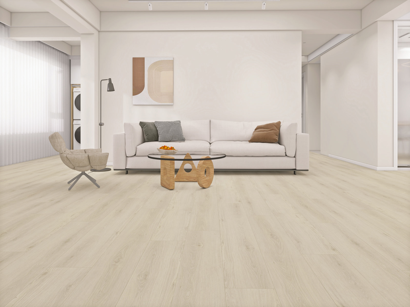 Ivory Oak room scene supplied by Dream Floor